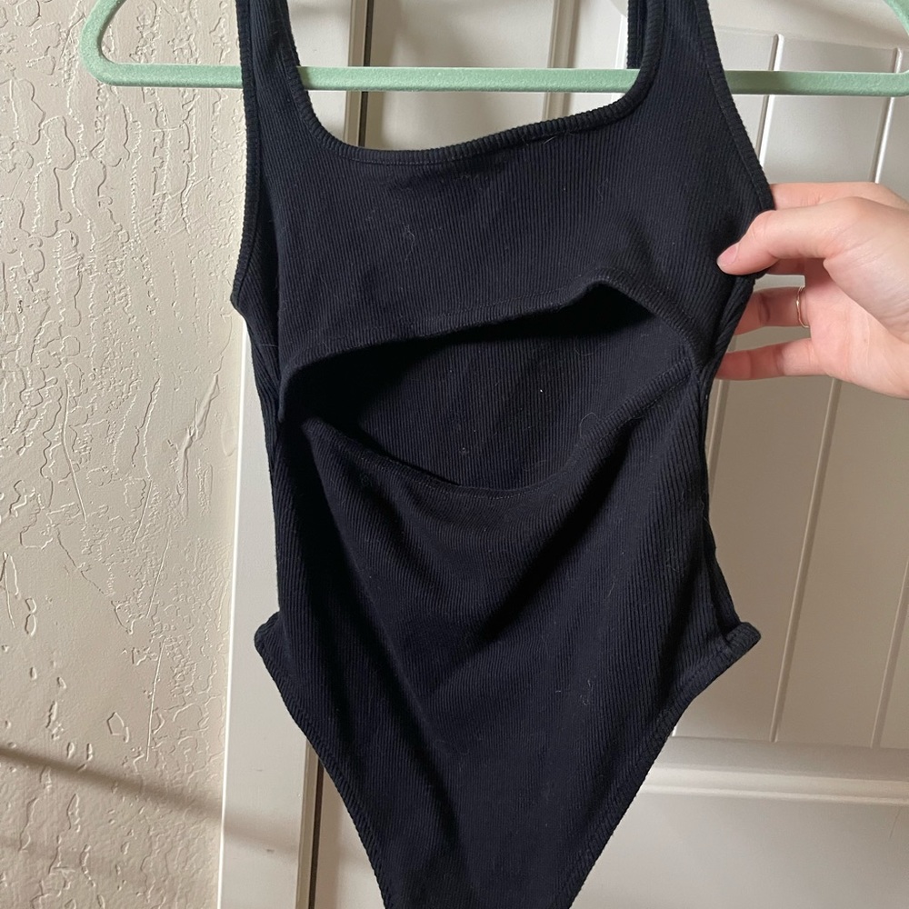 Super cute Under Boob Cut out bodysuit from NASTYGAL